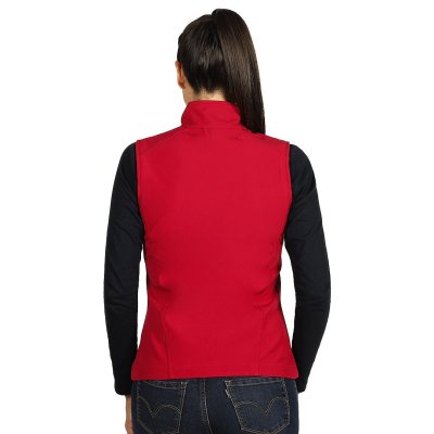 SKIPPER VEST WOMEN, ženski softshell prsluk, crveni