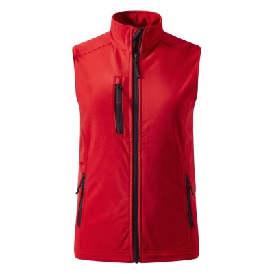 SKIPPER VEST WOMEN, ženski softshell prsluk, crveni