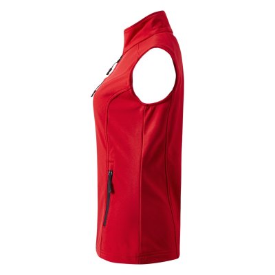 SKIPPER VEST WOMEN, ženski softshell prsluk, crveni