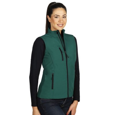 SKIPPER VEST WOMEN, ženski softshell prsluk, zeleni