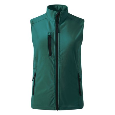 SKIPPER VEST WOMEN, ženski softshell prsluk, zeleni