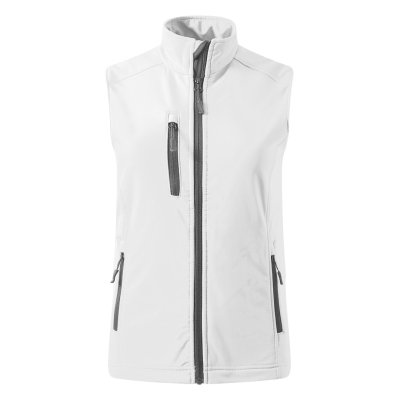 SKIPPER VEST WOMEN, ženski softshell prsluk, beli