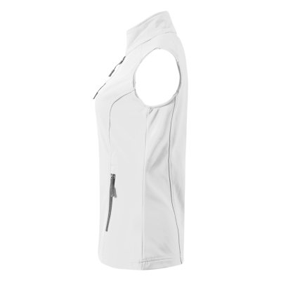 SKIPPER VEST WOMEN, ženski softshell prsluk, beli