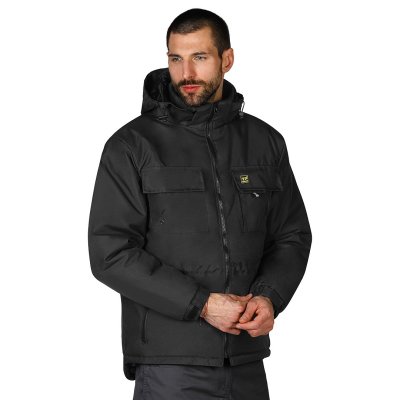 TEN JACKET, radna jakna sa kapuljačom, crna