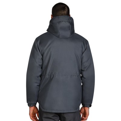 TEN JACKET, radna jakna sa kapuljačom, tamno siva