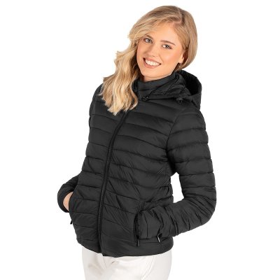 LIBERTY JACKET WOMEN, ženska jakna sa kapuljačom, crna