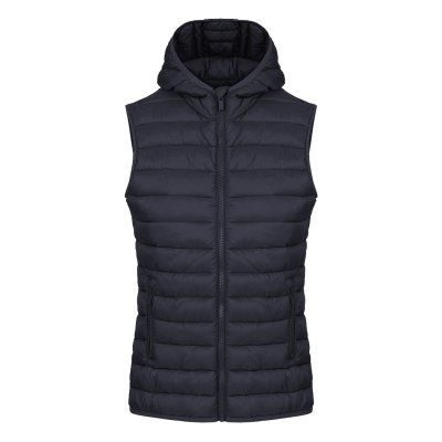 LIBERTY HOOD VEST WOMEN, ženski prsluk sa kapuljačom, plavi