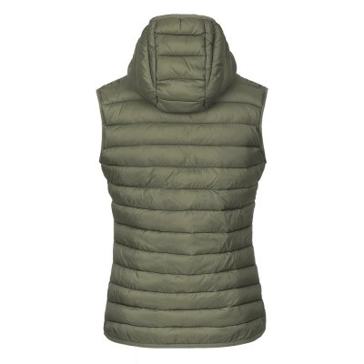 LIBERTY HOOD VEST WOMEN, ženski prsluk sa kapuljačom, maslinasti