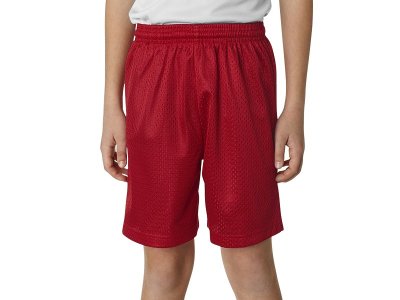 SPORTY KIDS, dečji sportski šorts, 140 g/m2, crveni