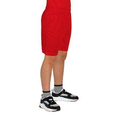 SPORTY KIDS, dečji sportski šorts, 140 g/m2, crveni