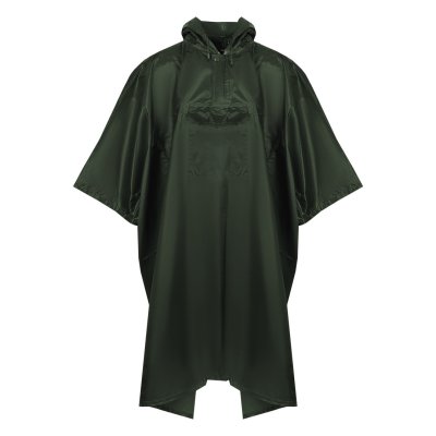 PONCHO, vodootporna kabanica, zelena