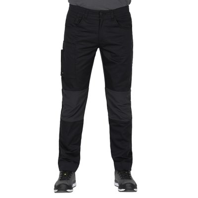 ROVER, servisne radne pantalone sa elastinom, crne