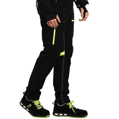 PANTHER PANTS S, servisne radne pantalone sa elastinom, neon žuta