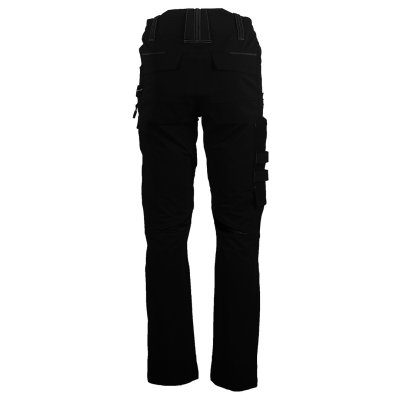 PANTHER PANTS W, radne pantalone sa elastinom, crna