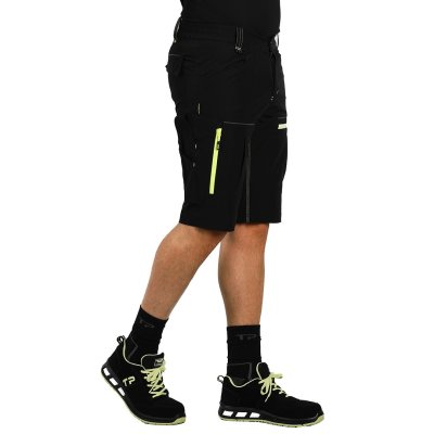 PANTHER BERMUDA, radne bermude sa elastinom, neon žuta