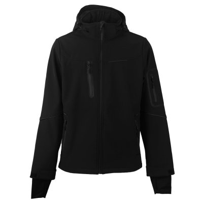 PANTHER JACKET, softshell jakna sa kapuljačom, crna