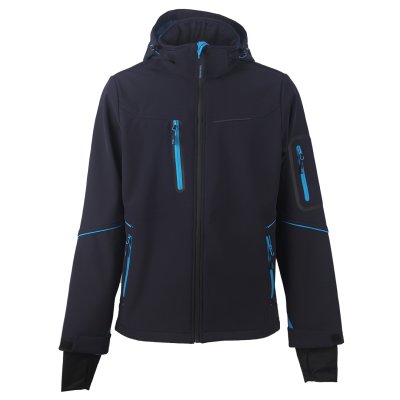 PANTHER JACKET, softshell jakna sa kapuljačom, plava