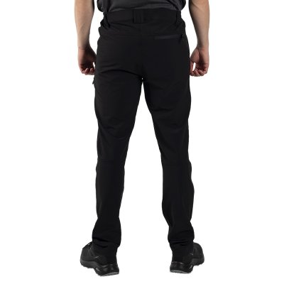 PANTHER TRACK PANTS, funkcionalne pantalone sa elastinom, crna