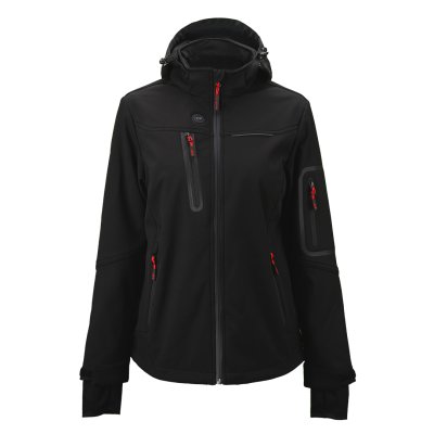 PANTHER THERMO WOMEN, ženska softshell jakna sa ugrađenim grejačima, crna