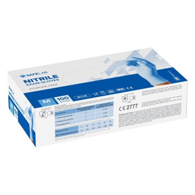 NITRILE GLOVES, nitrilne jednokratne rukavice, svetlo plave
