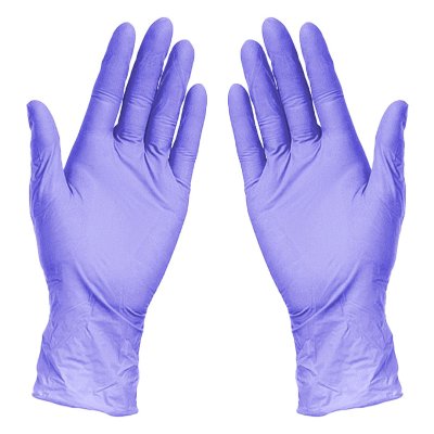 NITRILE GLOVES, nitrilne jednokratne rukavice, 100 kom, lila