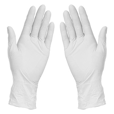 NITRILE GLOVES, nitrilne jednokratne rukavice, 100 kom, bele