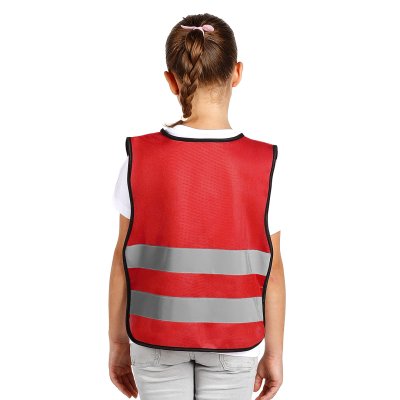 GLOW COLOR KID, dečji prsluk, crveni