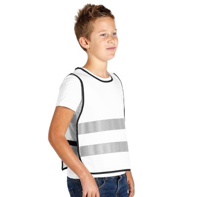 GLOW COLOR KID, dečji prsluk, beli