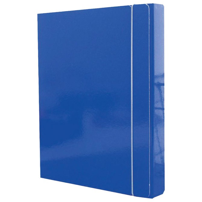 Mapa s gumicom rikna-50mm A4 karton Fornax plava