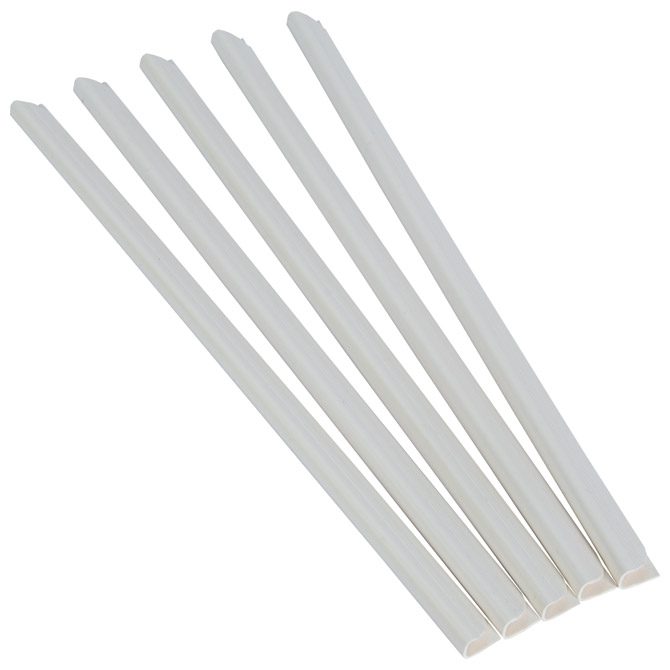 Lajsna klizna 6mm/297mm pvc (35 listova) pk50 Fellowes D106BI bela