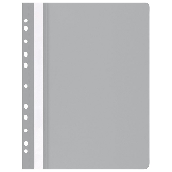 Fascikla mehanika euro pp A4 uložna Donau 21104121-10 siva