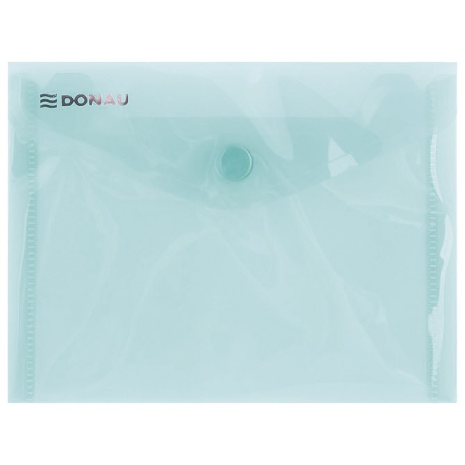 Fascikla koverta s dugmetom A6 pp Donau 8549001PL-06 providno zelena