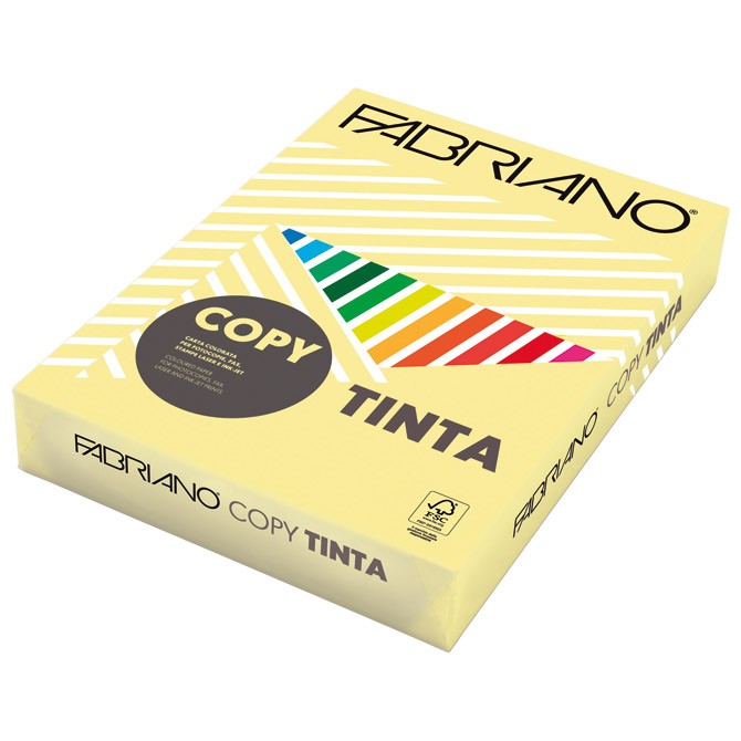 Papir Copytinta A4 200g pk100 Fabriano 64421297 žuta (banana)!!