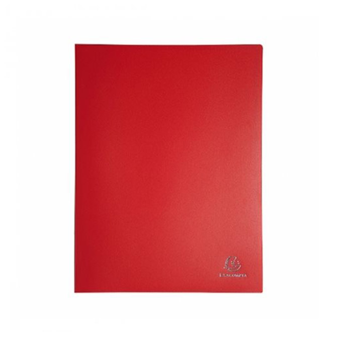 Mapa uložna varena A4 sa 50 fascikli "U" pp Exacompta 8555E crvena