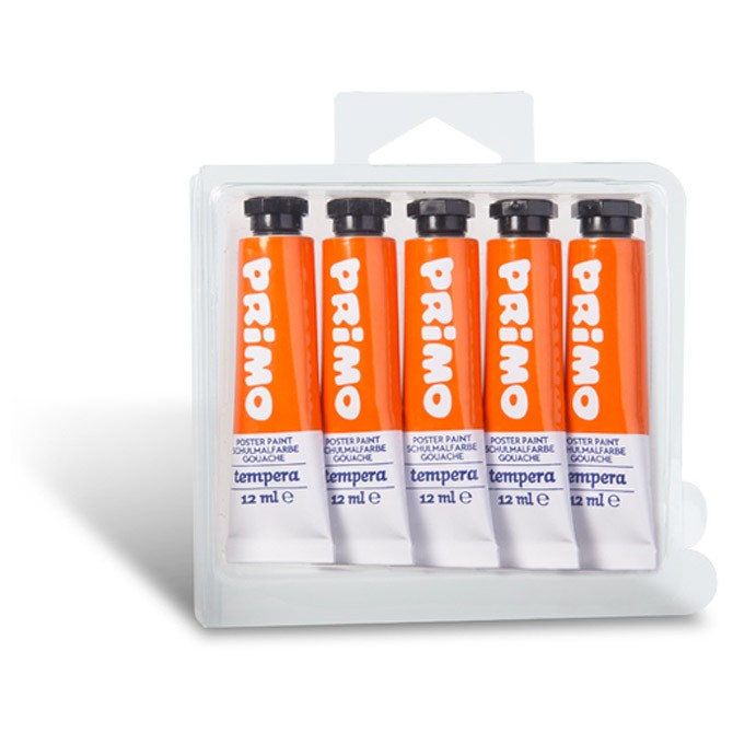 Boja tempera 12ml aluminijumska tuba CMP 440TRA250 narandžasta (orange)