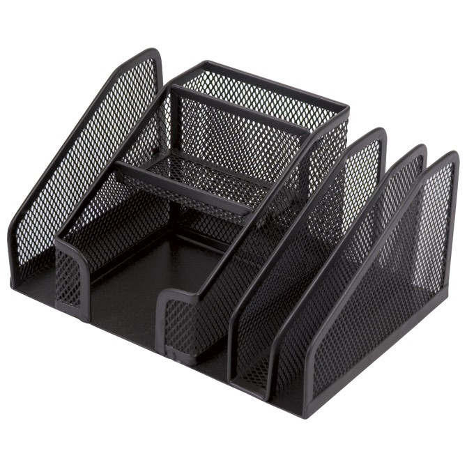 Organizer stoni žica 7mesta Q-Connect Donau KF16573 crni