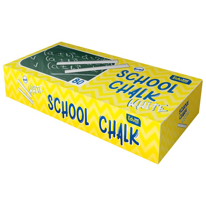 Kreda školska okrugla pk80 Educa 18525 bela!!