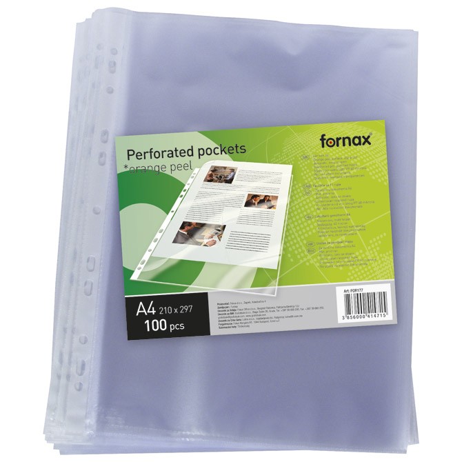 Fascikla uložna A4 40my pp mat pk100 Fornax 24785