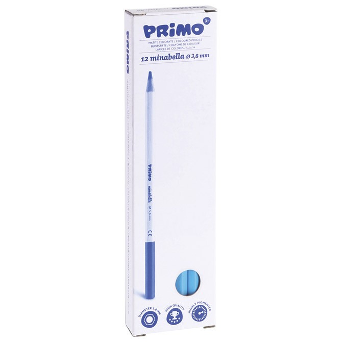 Boja drvena fi3,8mm Minabella Primo CMP 5233MBS501 svetlo plava