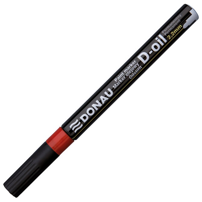 Marker uljani 2,2mm okrugli vrh D-Oil Donau 7368001PL-04 crveni