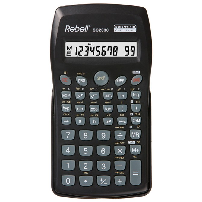 Kalkulator tehnički 10mesta 136 funkcija Rebell RE-SC2030 BX crni