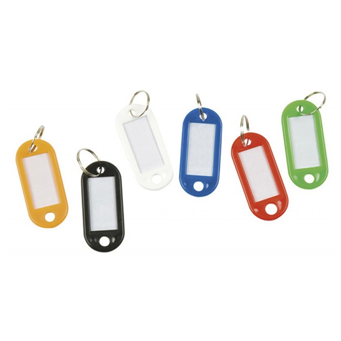 Privezak za ključeve plastični pk100 Q-Connect Donau KF02696 CRNI