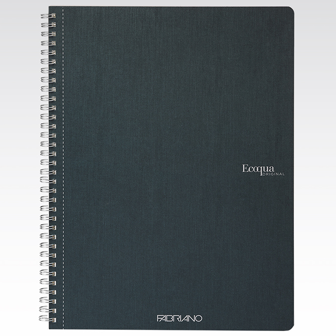Sveska spirala A4 linija 70L 90g EcoQua Fabriano 19290210 kraljevsko zelena (royal green)
