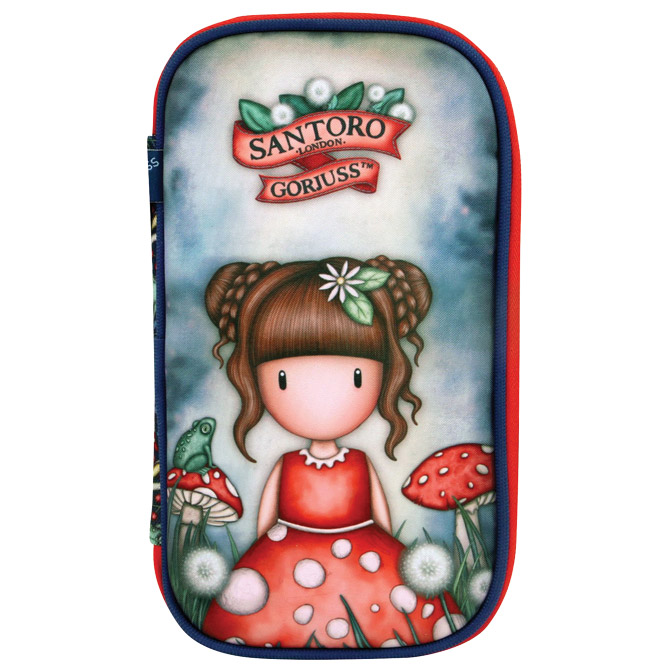 Pernica puna ovalna 1zip 1preklop Little Mushroom Gorjuss 1046GJ23