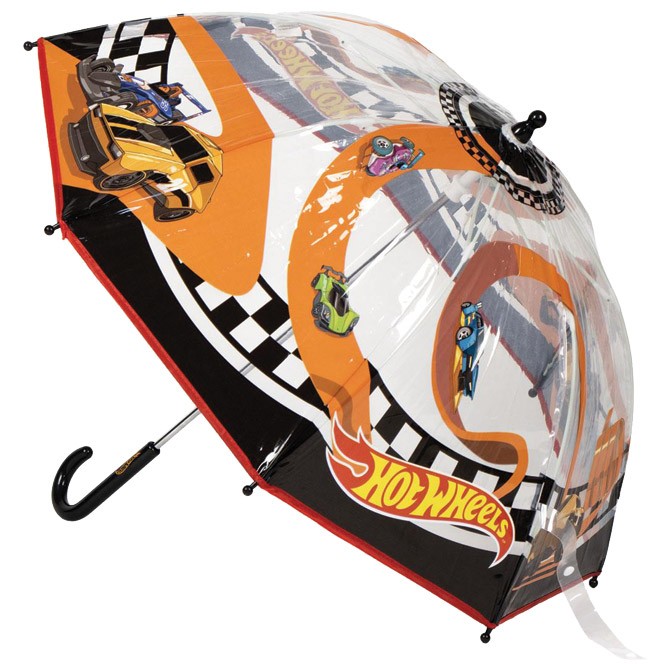 Kišobran dečji ručni (kupola) 45cm Hot Wheels Cerda 2400000857