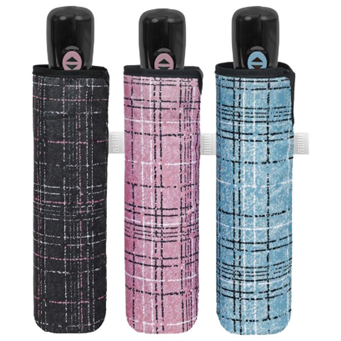 Kišobran automatik (otvaranje+zatvaranje) sklopivi Karo 3dezena Time Perletti 26429 sortirano