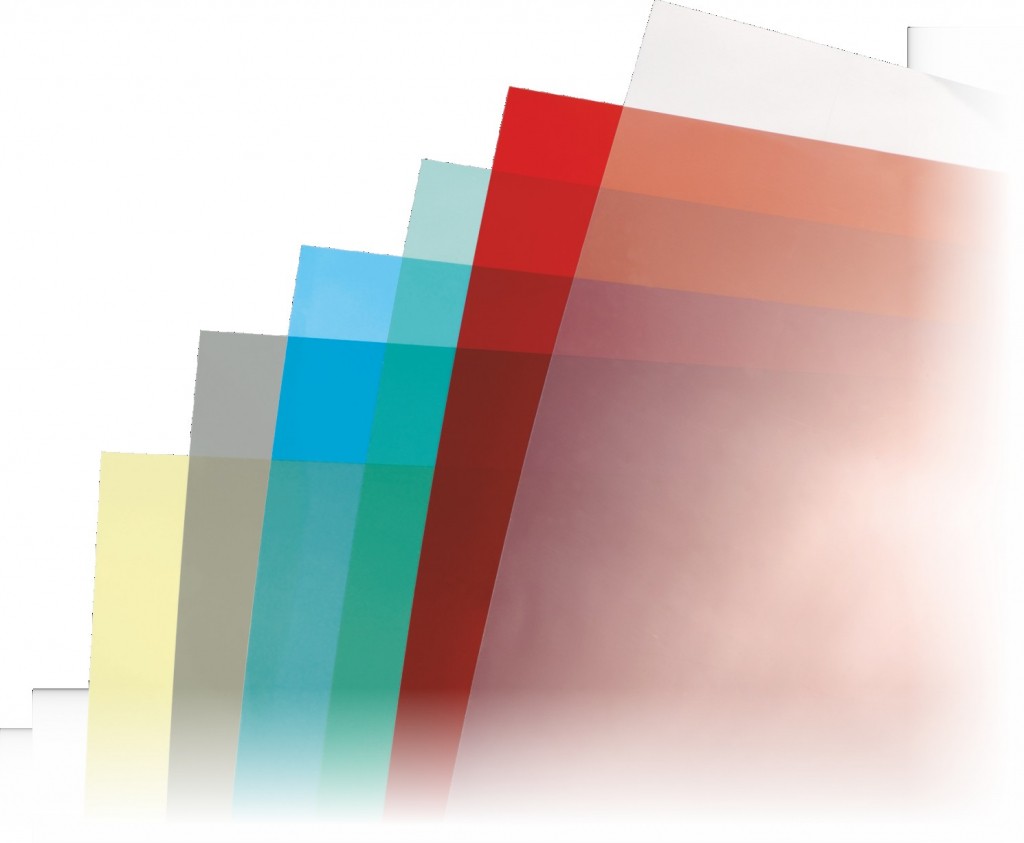 Folija PVC za koričenje u boji prednja strana providna, A4 150 my
