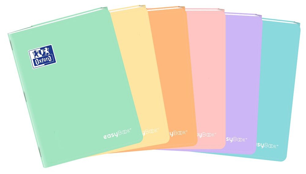 Sveska A5 EasyBook Pastel 60 lista, 90g, optički papir, margine
