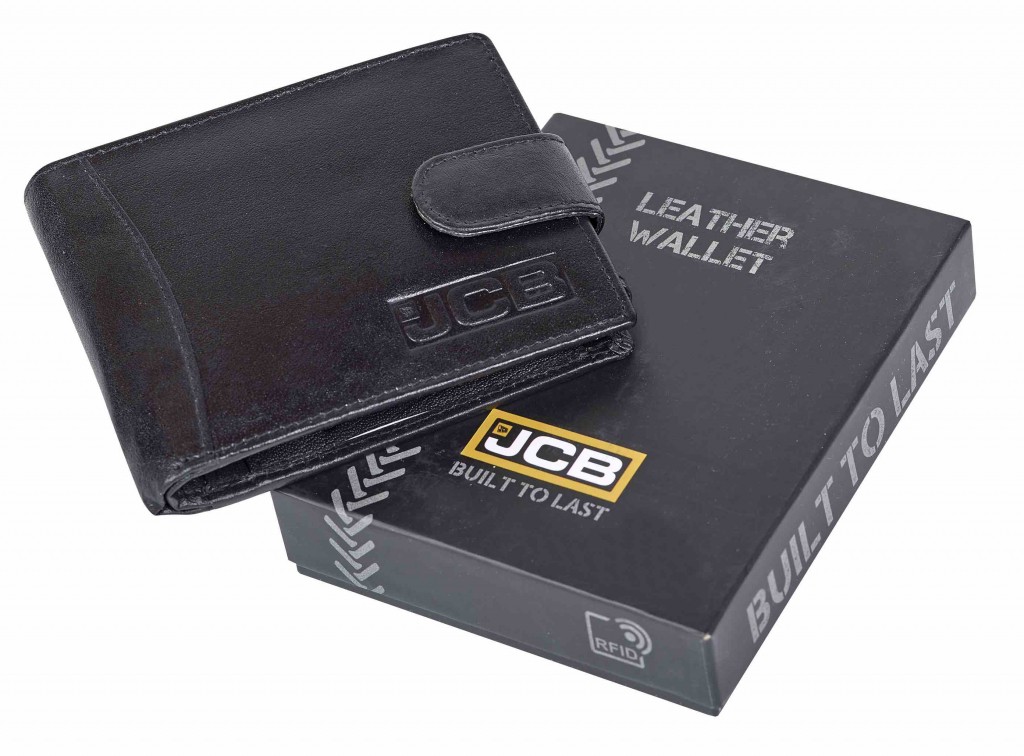 Novčanik muški kožni u kutiji sa RFID zaštitom JCBNC53  120x95x20
