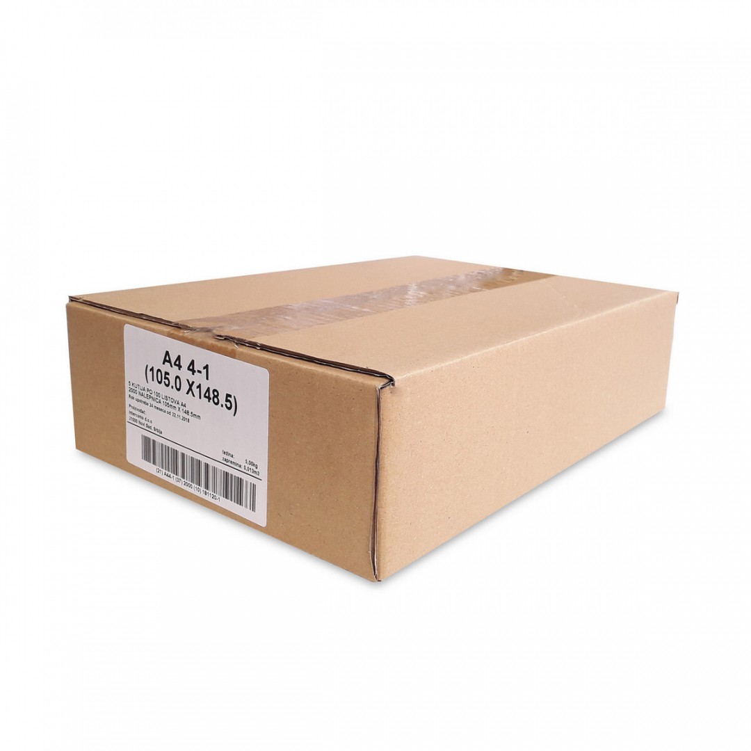 Samolepljive Etikete A4 - Pakovanje po 500 Listova u Kutiji